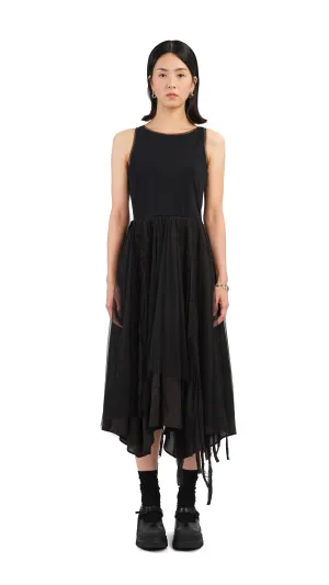 Mesh Patched Dress OdorControlTech Snow Core