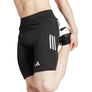 Gothic style Playful Style adidas Own The Run Mens Short Running Tights - Black