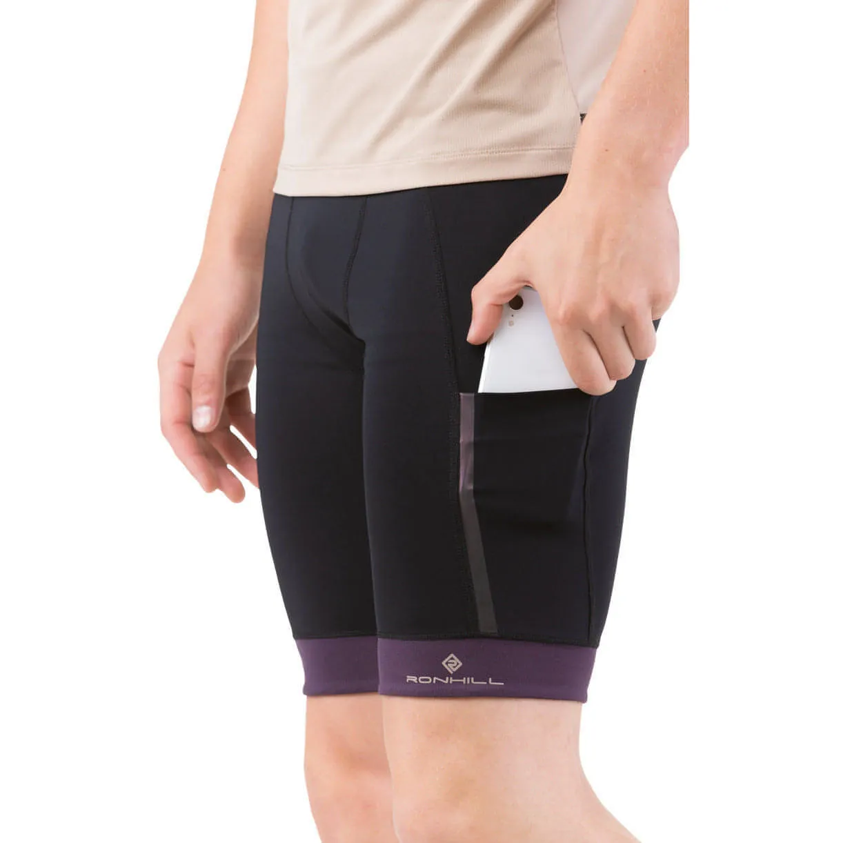 plus-size choice Ronhill Tech Ultra 9 Inch Mens Short Running Tights - Black