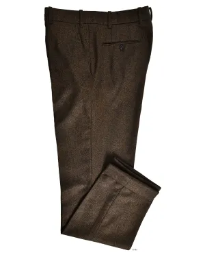 EThomas: Tobacco Brown Classic Flannel Cozy Look