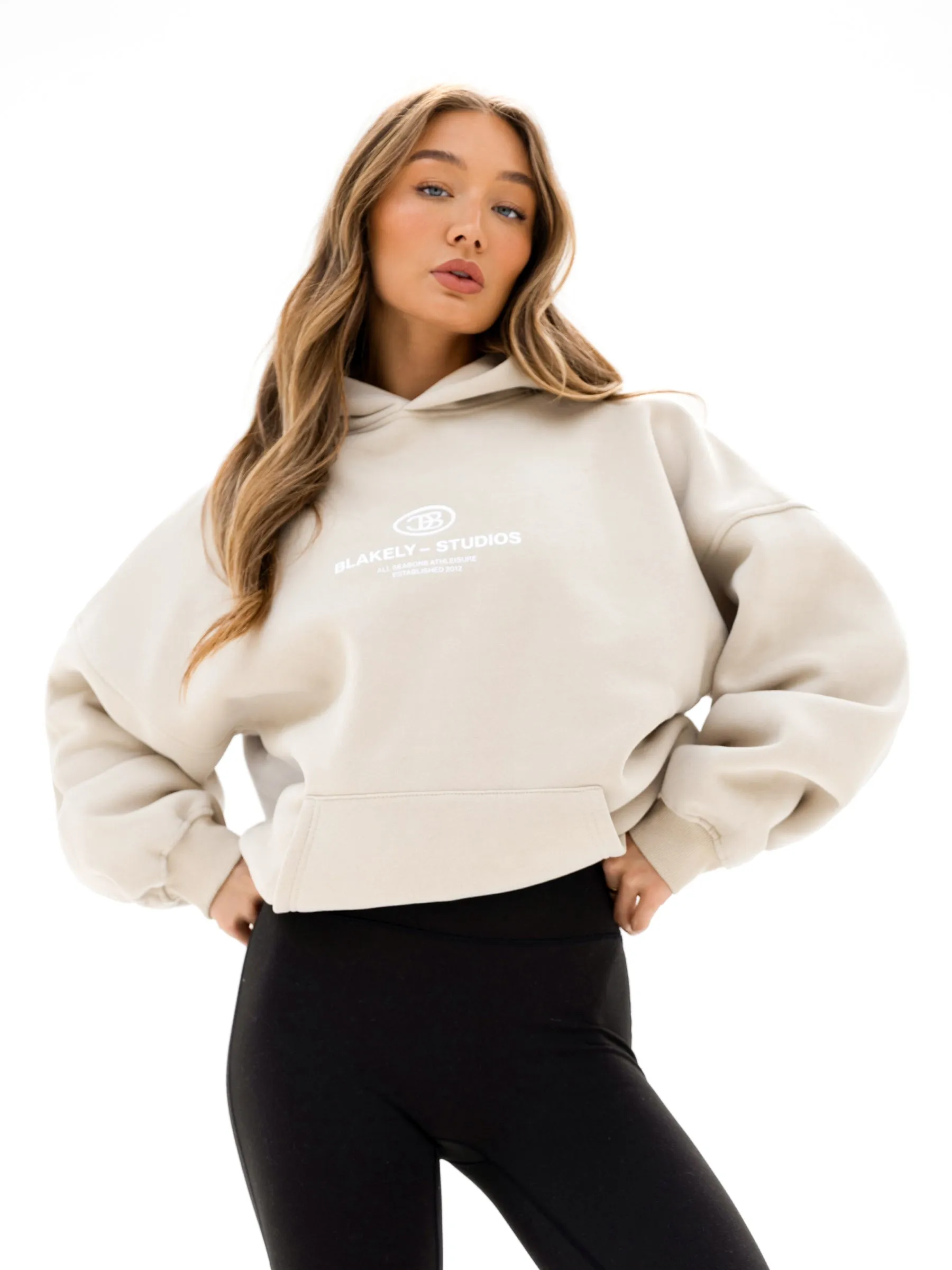 Madison Oversized Hoodie - Dune Mink like