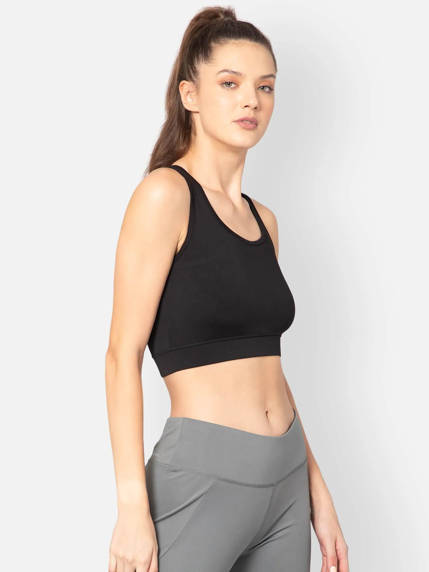 Compression fit seams Removable straps seams Sia Polyester Bra