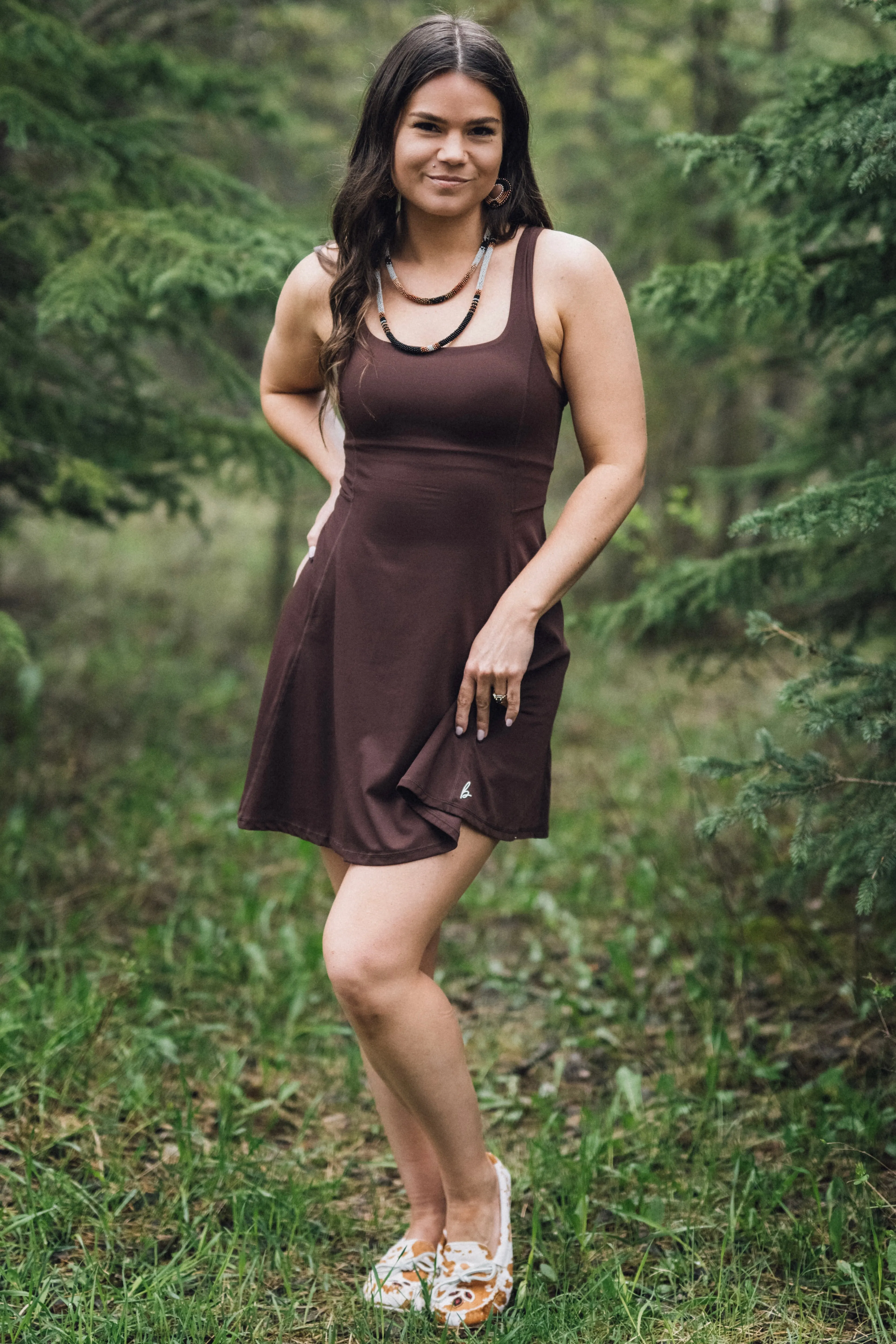 Stampede Dress Stretchable Material Carry Ease