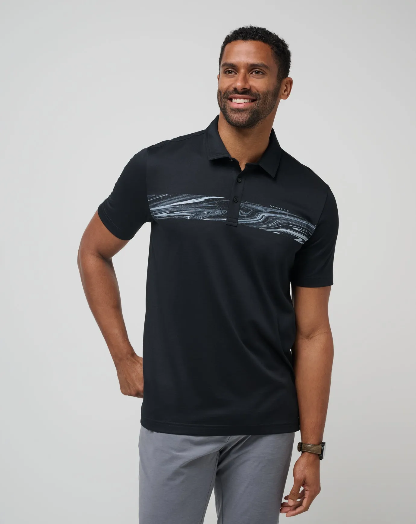 Dark Waters Polo Colorfast Construction