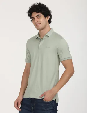 Men's Redloop Solid Slim Fit Polo T-Shirt Versatile Style