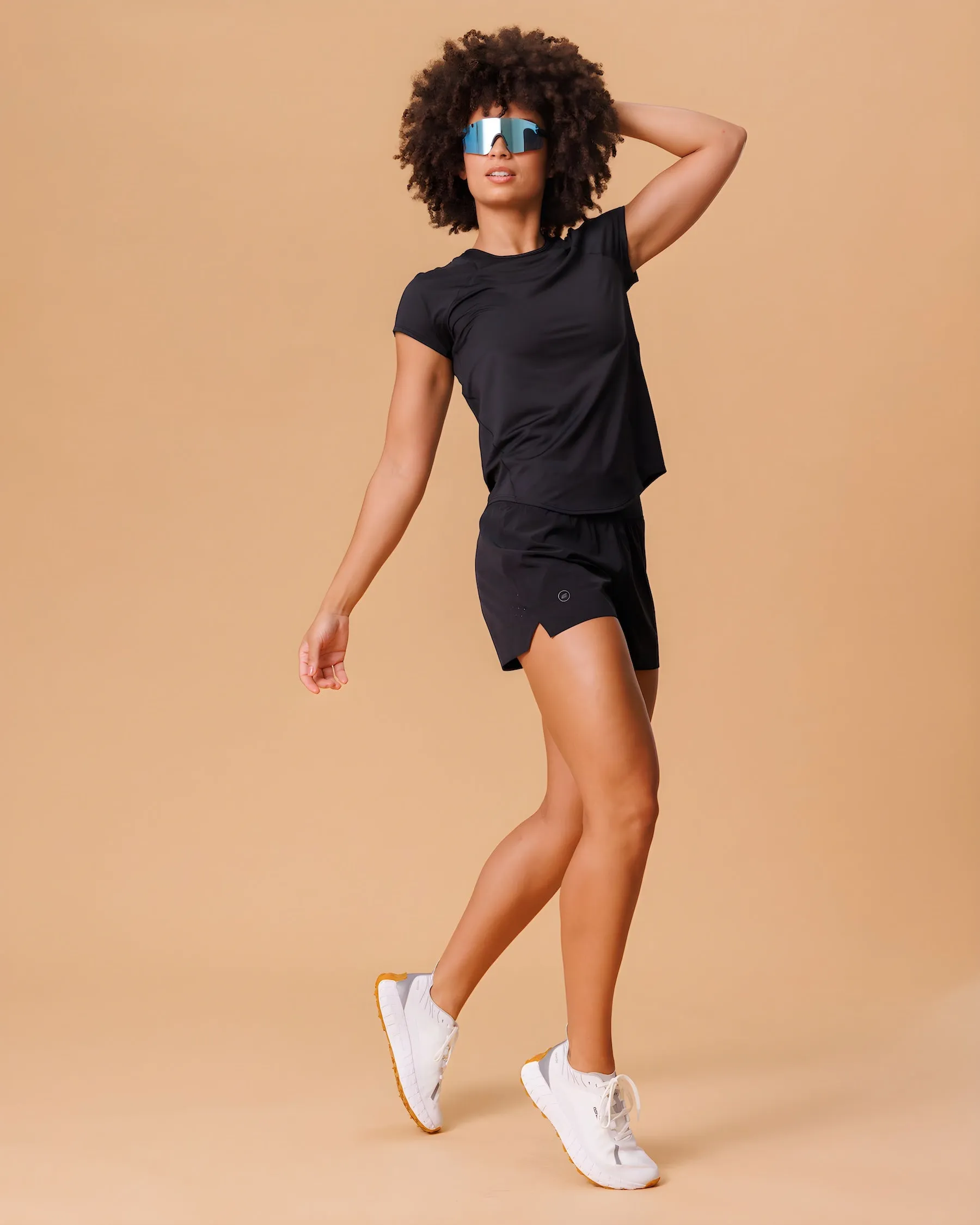 Mesh Glow Trizar? Sport Short | Black