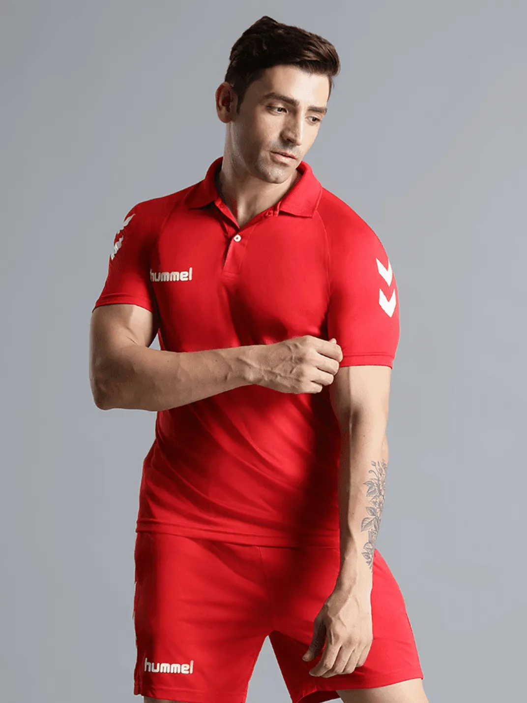 Strong Denim Hotel Style Core Functional Polyester Polo T-Shirt