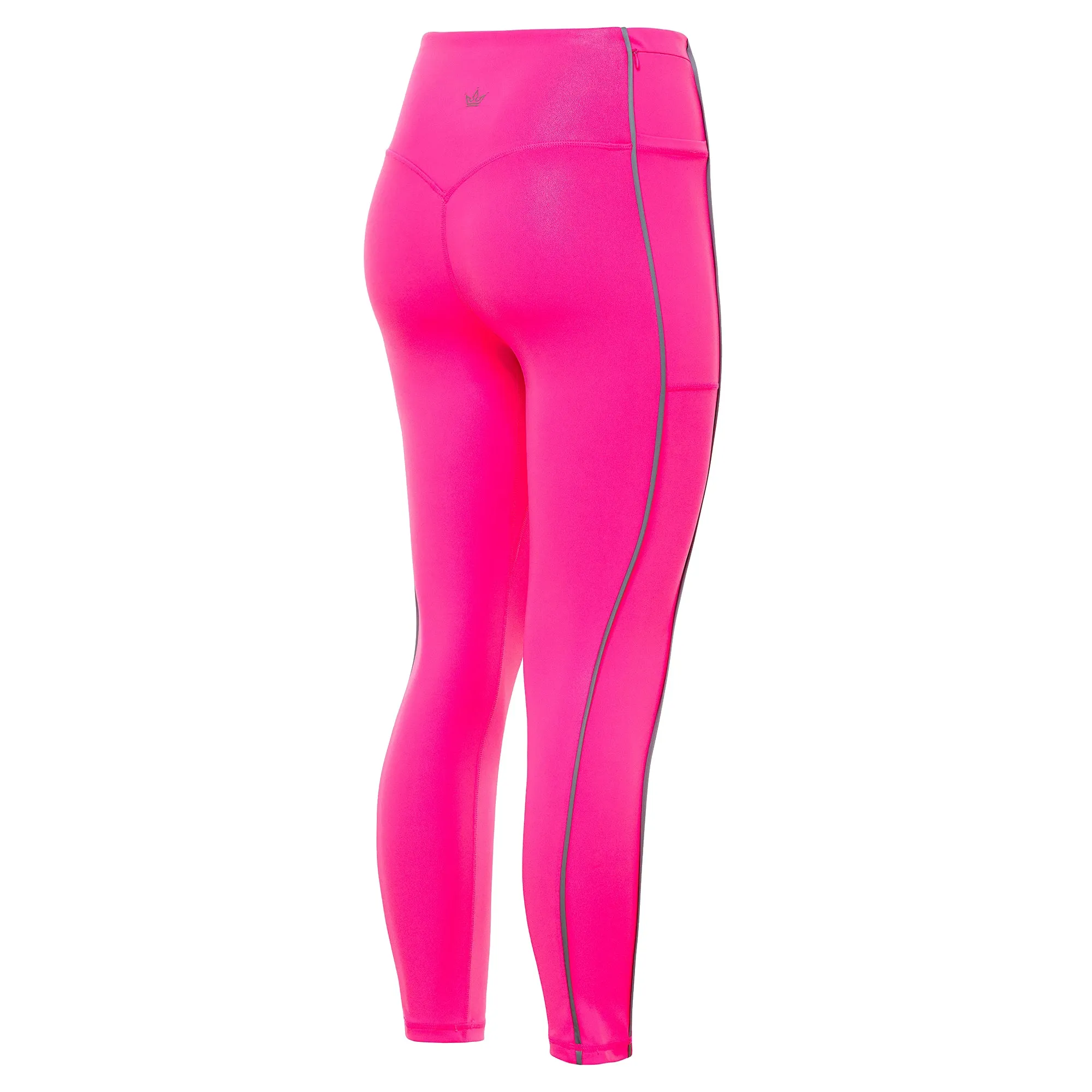 Mesh Panel City Walk Non Roll Waistband Electric Popsicle Leggings
