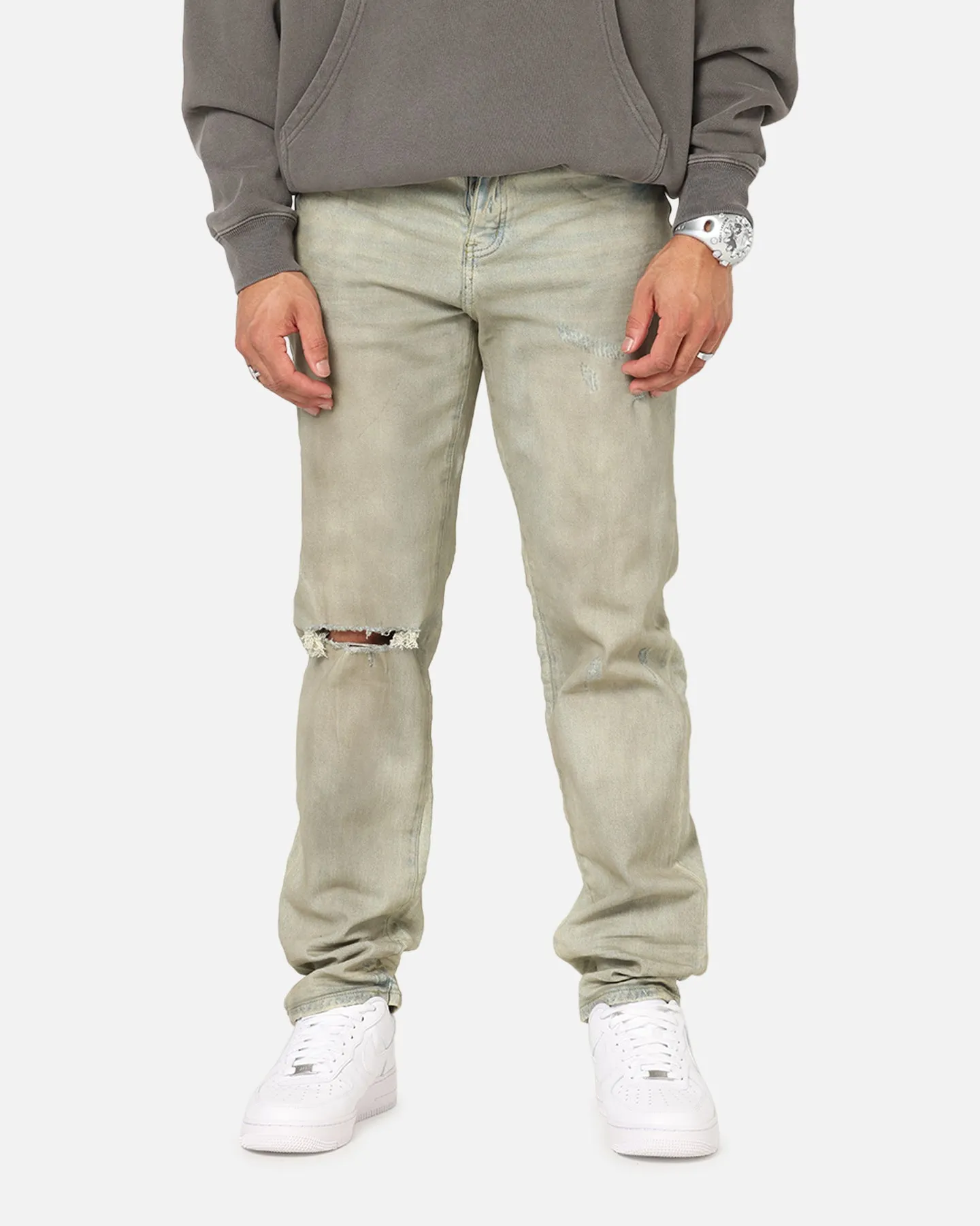Travel Essential Stretch Unisex Wear Classic Wear Saint Morta Psykhe Dirty Distressed Jeans Dirty Denim