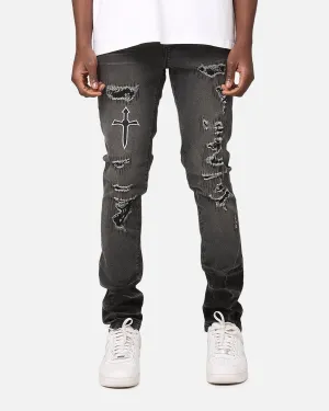 Saint Morta Rage Summum Jeans Black Shadow Multi Purpose Pockets