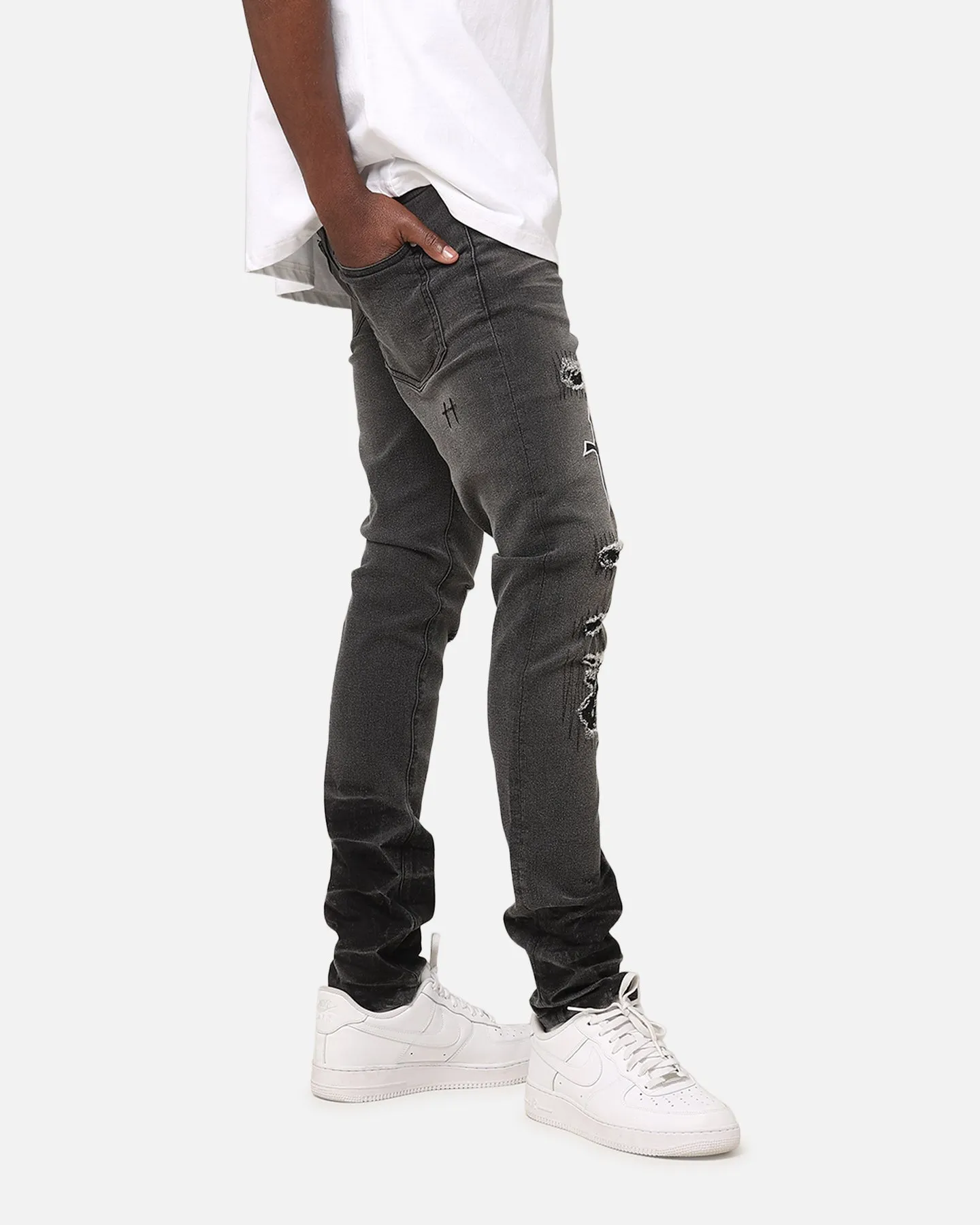 Saint Morta Rage Summum Jeans Black Shadow Breathable Lining System