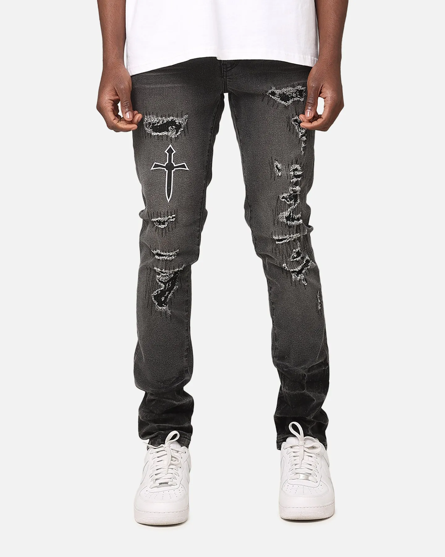 Saint Morta Rage Summum Jeans Black Shadow Multi Purpose Pockets