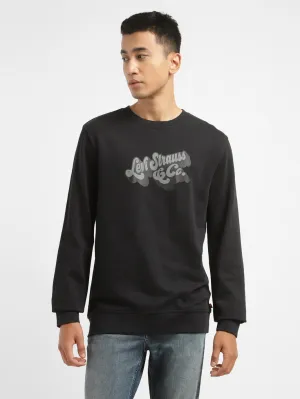 Eland like Men's Brand Logo Crew Neck Sweatshirt