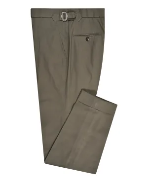 Fresco Soft Light Brown Twill Dress Pant Padded hips Chilly Weather Wear