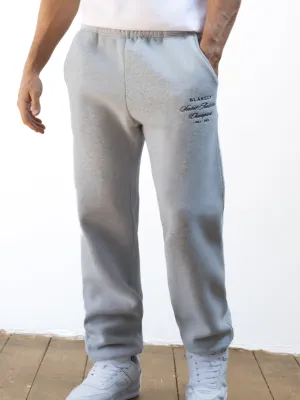 Legacy Relaxed Sweatpants - Marl Grey Relaxed Wear Layered Panel Design