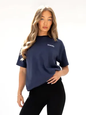 Sami Oversized T-Shirt - True Navy Casual Elegance Perfect Layer