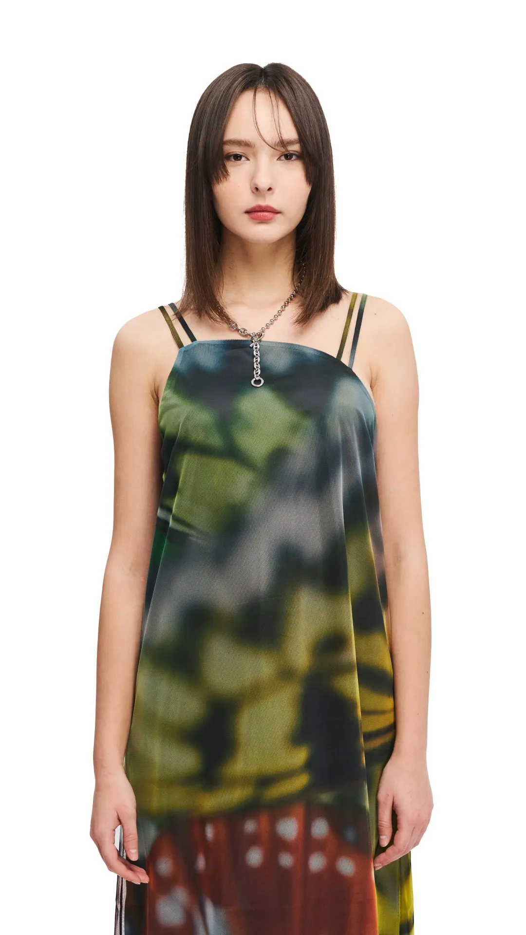 Romance Fit INITIAL X Mika Ninagawa Mesh Dress