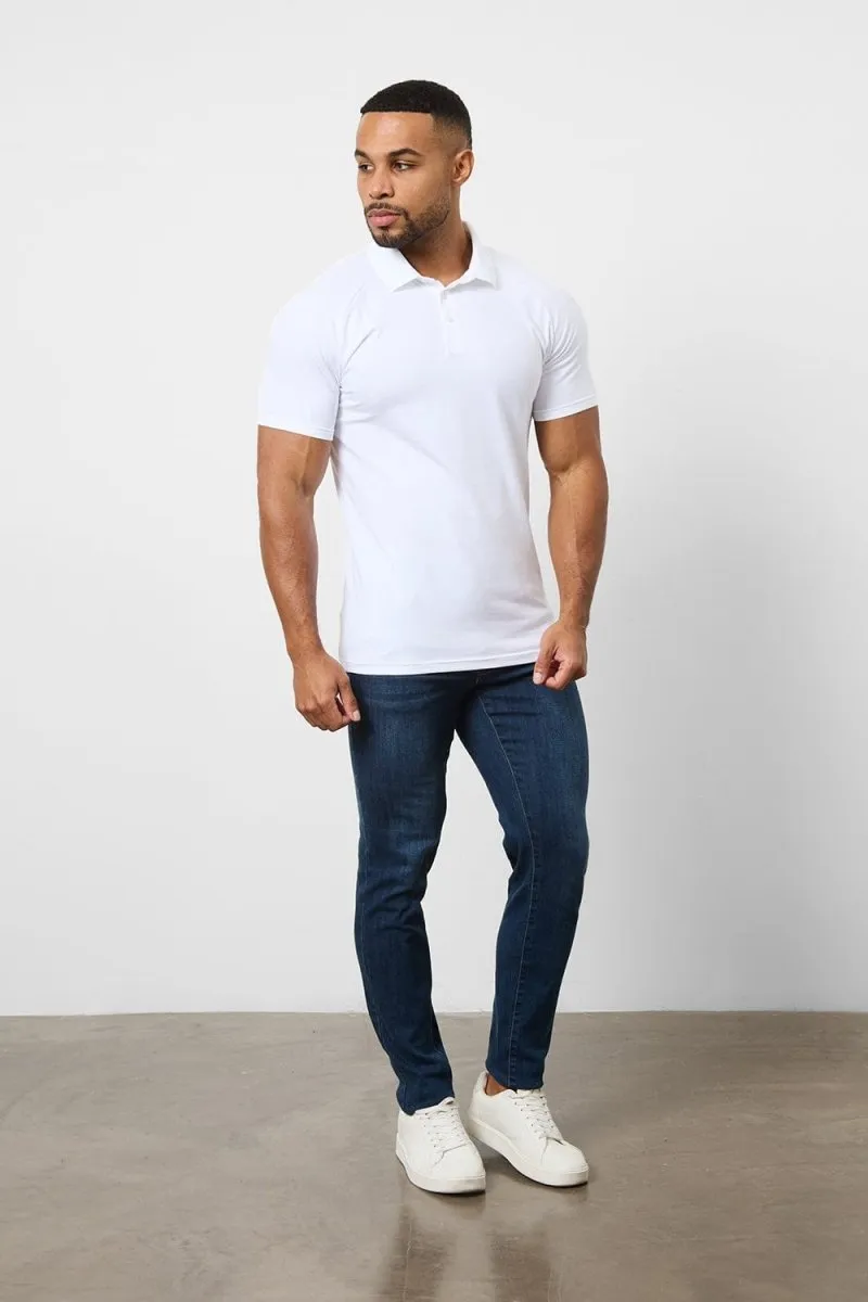 Athletic Fit Arctic Polo Shirt 5-Pack Breathable Polo QuickDry Material