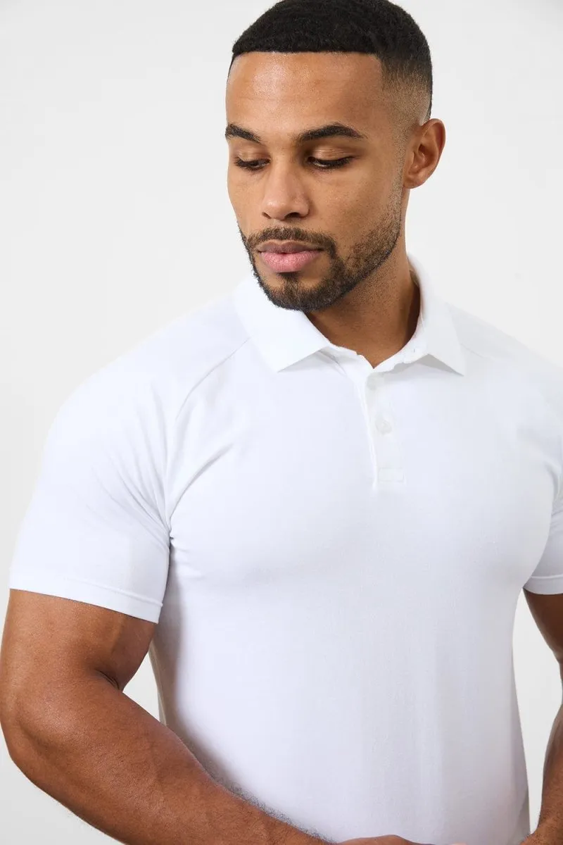 Ribbed Cuff Design Athletic Fit Arctic Polo Shirt 5-Pack