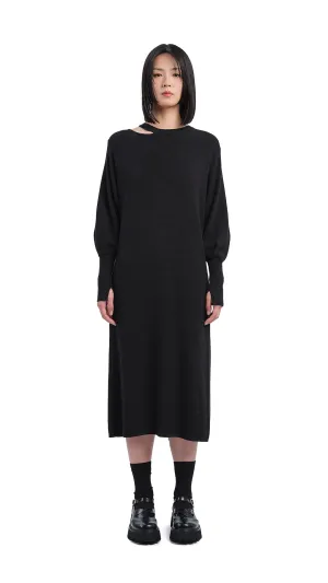 Biella Wool Knit Dress Downtown Cool Stage Feel