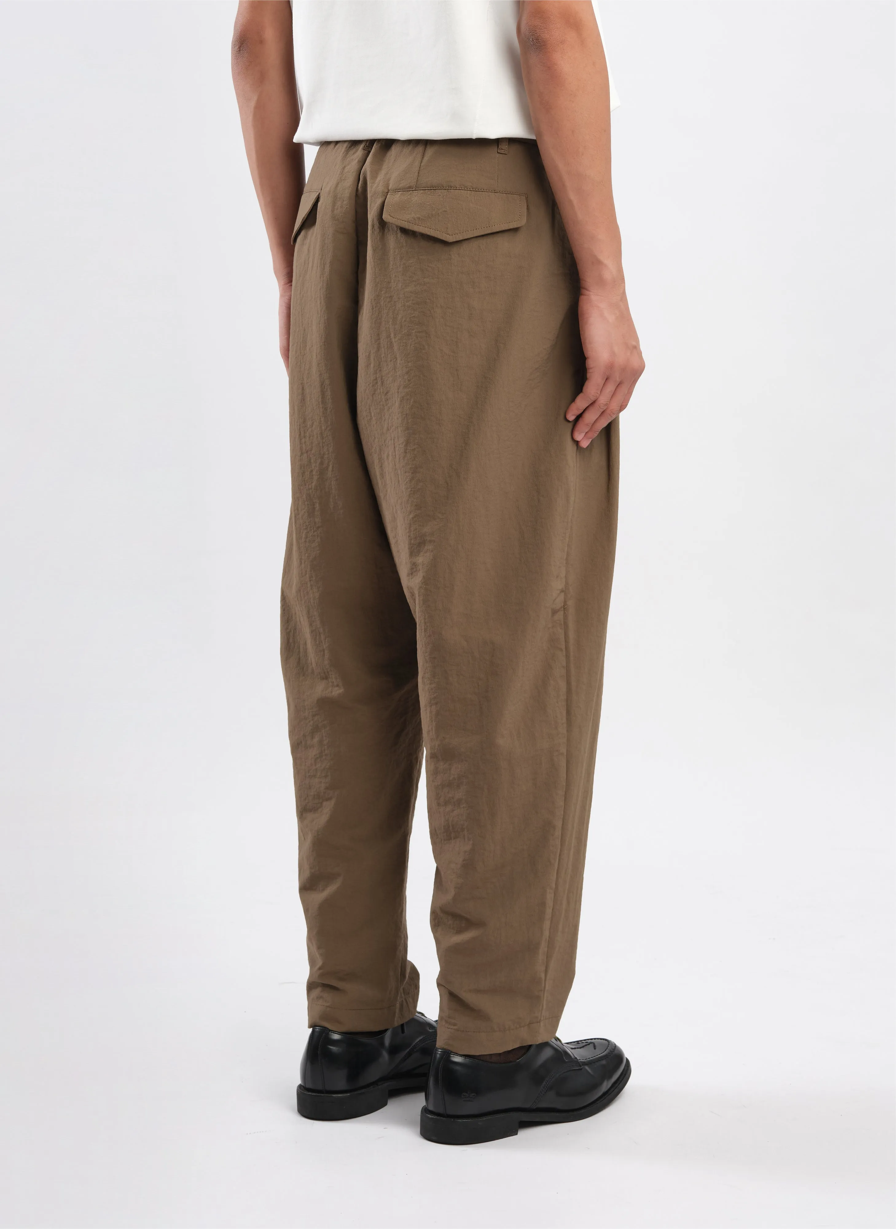 Ethic Core Flatlock stitching Polyester Rayon Business Resort Wide Tapered Pants (P-12)