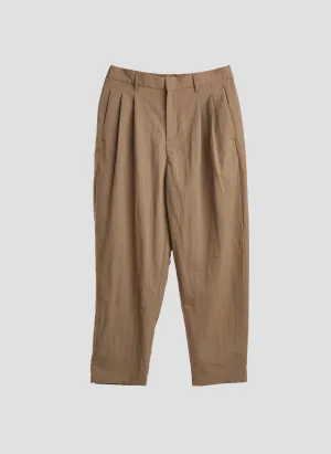 HighCollared Design Polyester Rayon Business Resort Wide Tapered Pants (P-12)