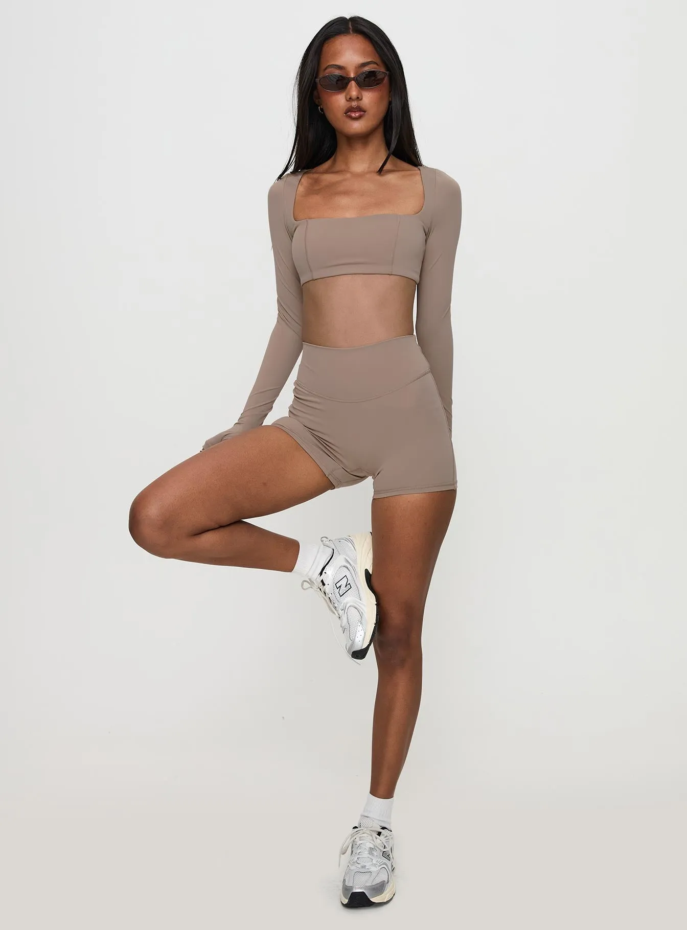 Silent Mood Elastic cuffs Touchdown Active Contour Short Taupe