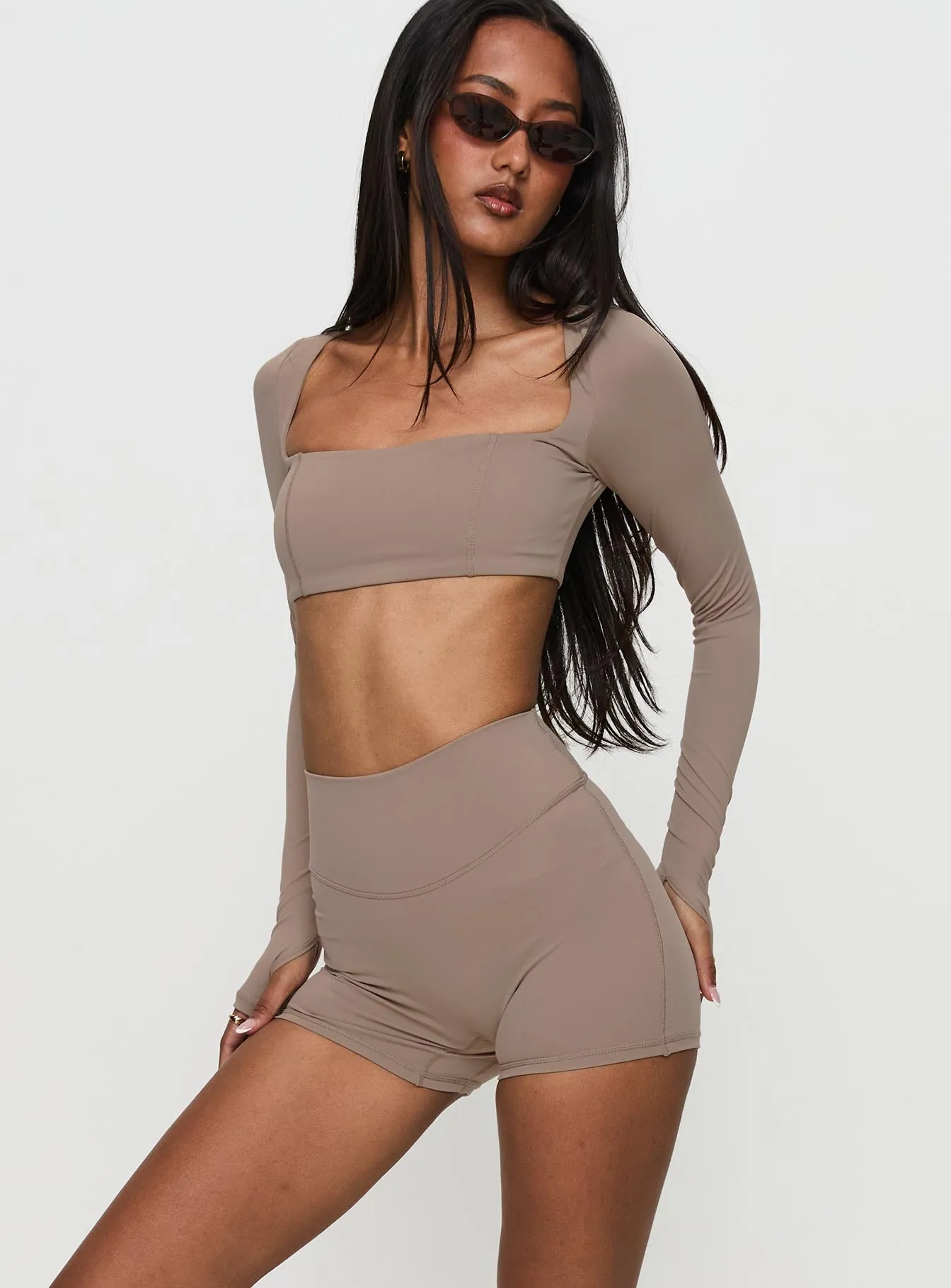 Touchdown Active Contour Short Taupe World Edge BreathableMesh