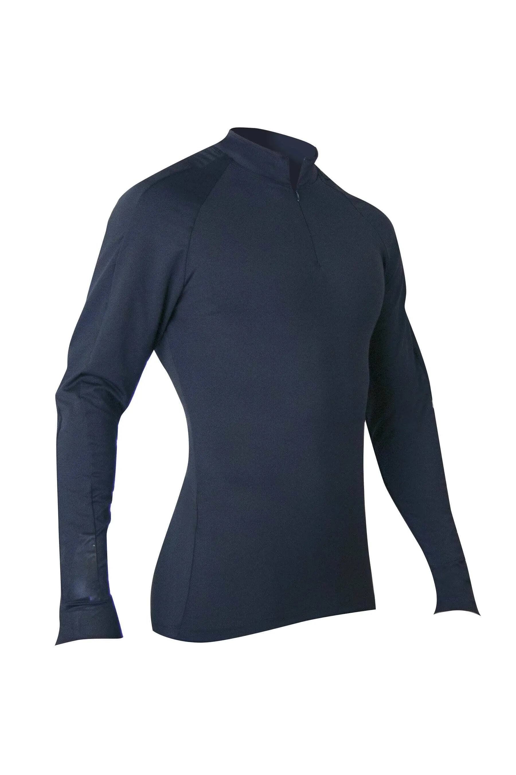 BOATHOUSE Men's Core Quarter-Zip Compression Top Heroine Glow Vintage Soul