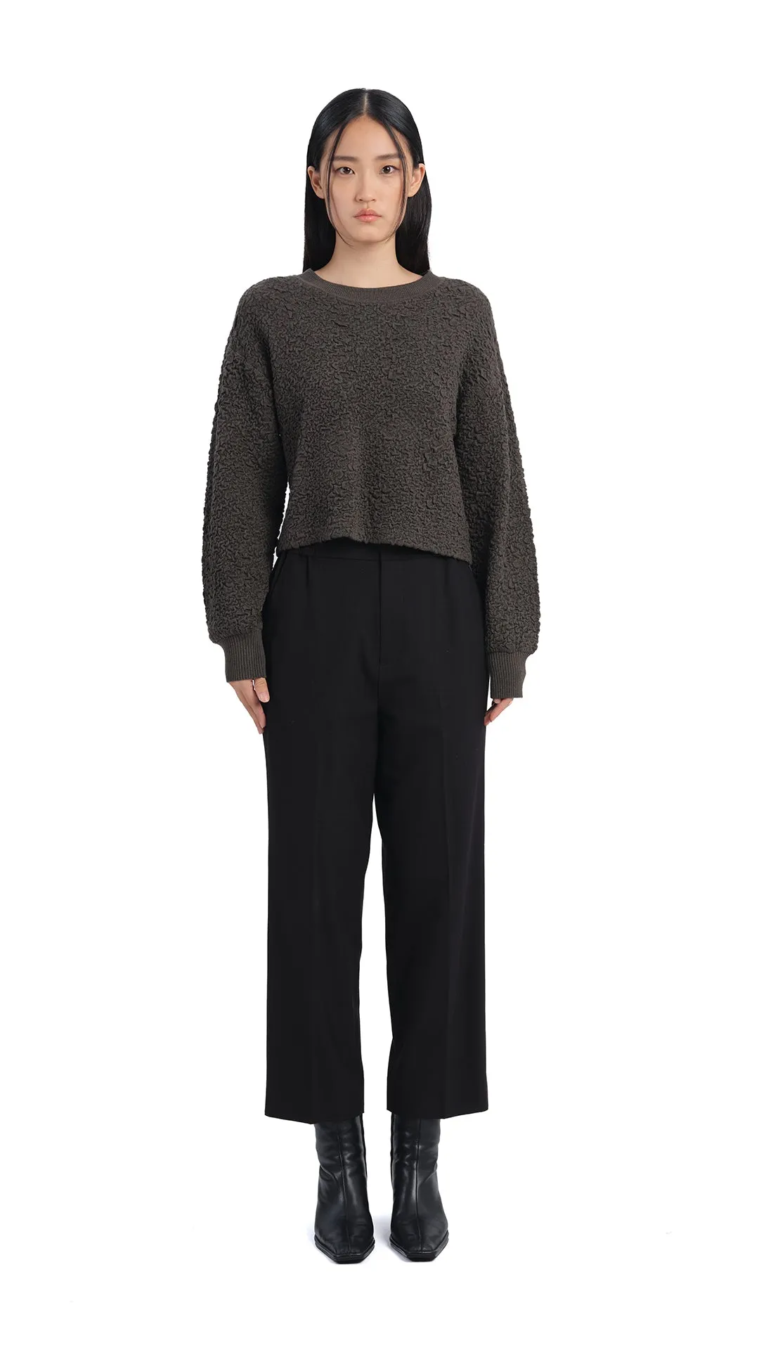 Straight-Leg Trousers Fall Core Glitter Fit