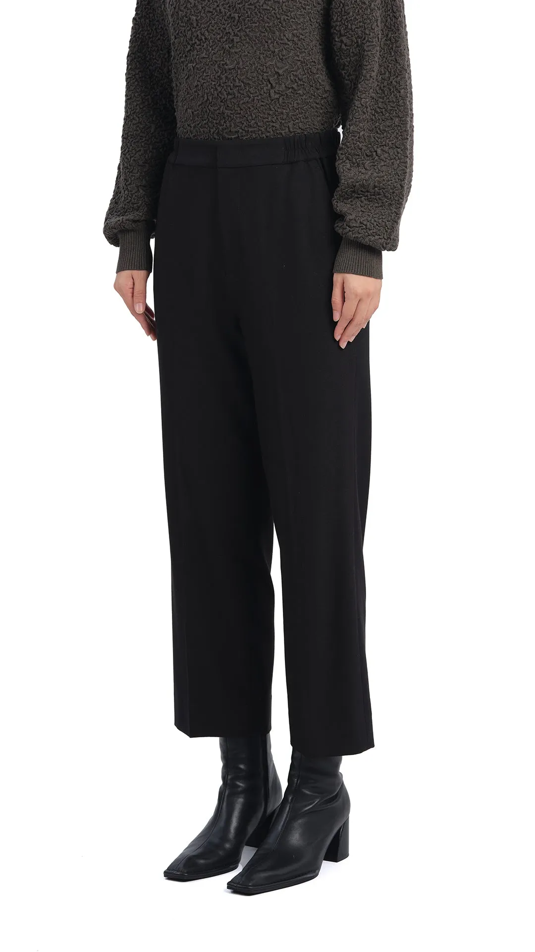 CompressiveFitFabric HighDensity Weave Straight-Leg Trousers
