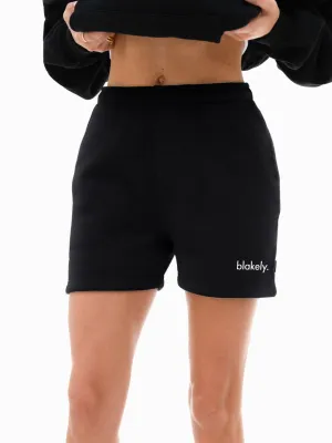 art industry Warm Fit Sami Jogger Shorts - Black