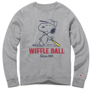 Statement Sleeves Minimalist Lifestyle Peanuts x Wiffle Ball Snoopy Crewneck