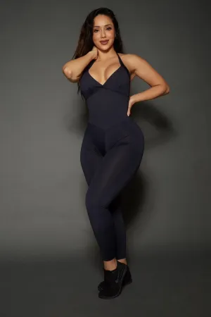 Black Bum Bum Pocket Bodysuit (Light Supplex) Minimal Boy Resort Vacation