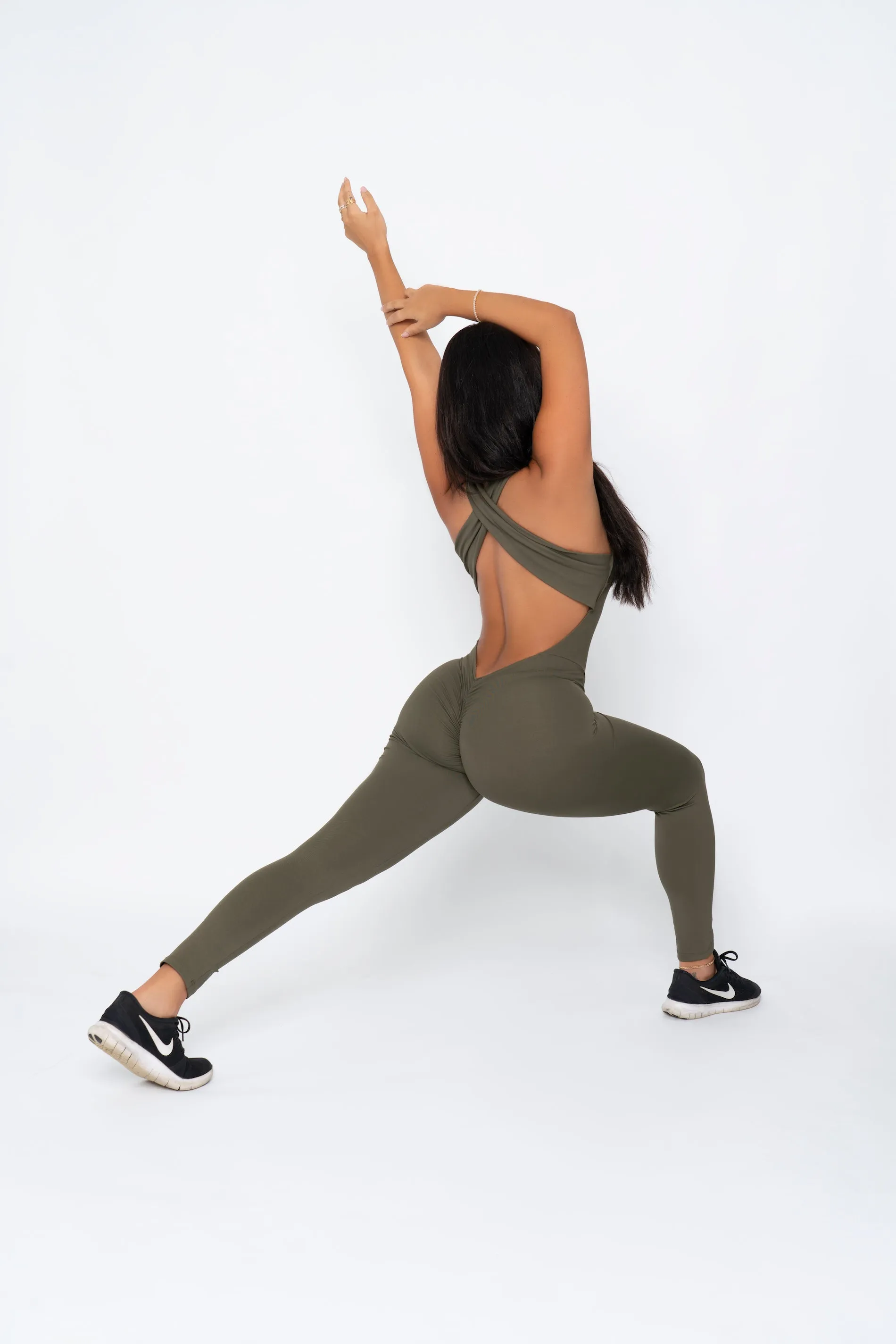 Missy Olive Fit Bodysuit Holiday Active