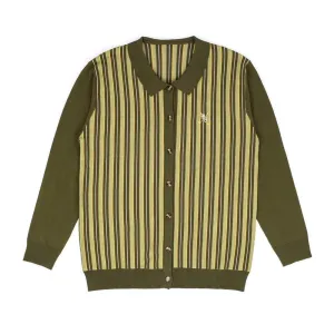 Barstool Golf Vintage Logo Striped Cardigan Outdoor Light Work efficiency