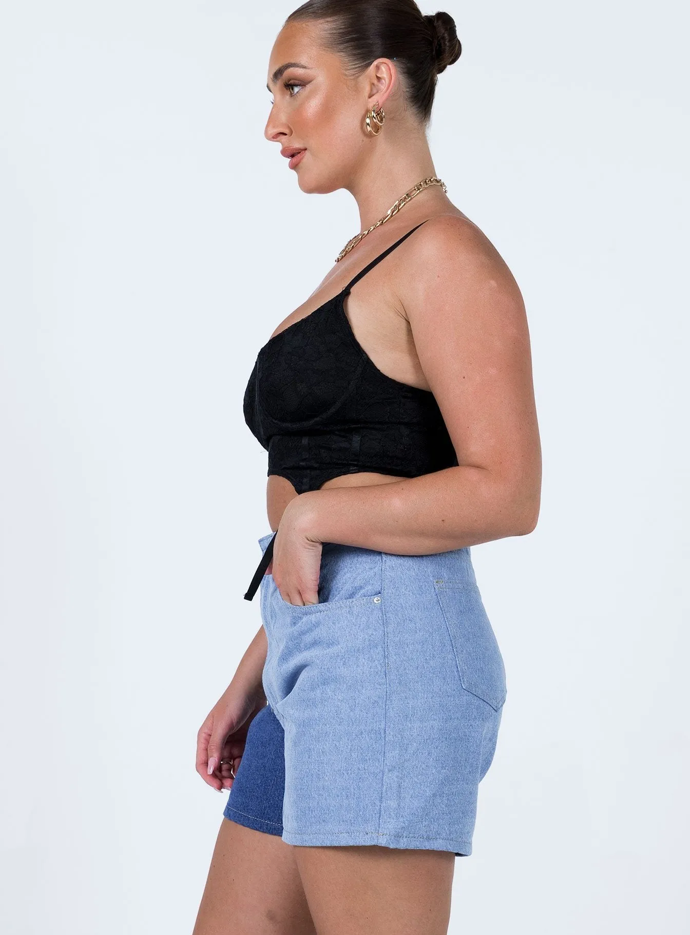 Rate Denim Shorts StainReleaseCoating Strong Edge