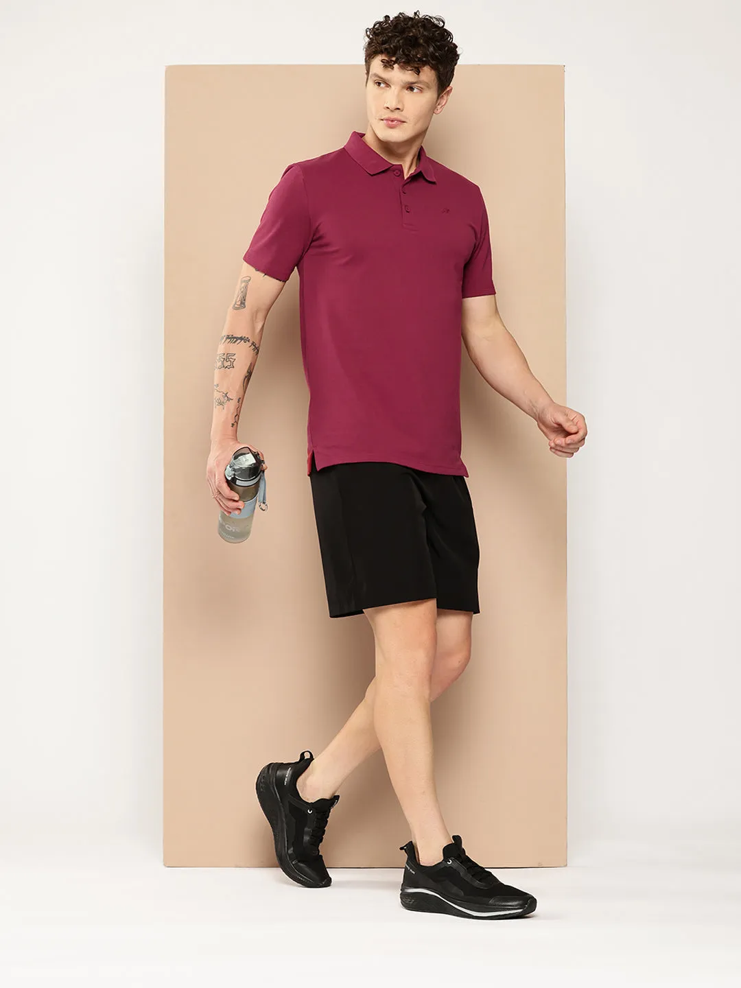 Subtle ToneOnTone Stitching Ease Polo