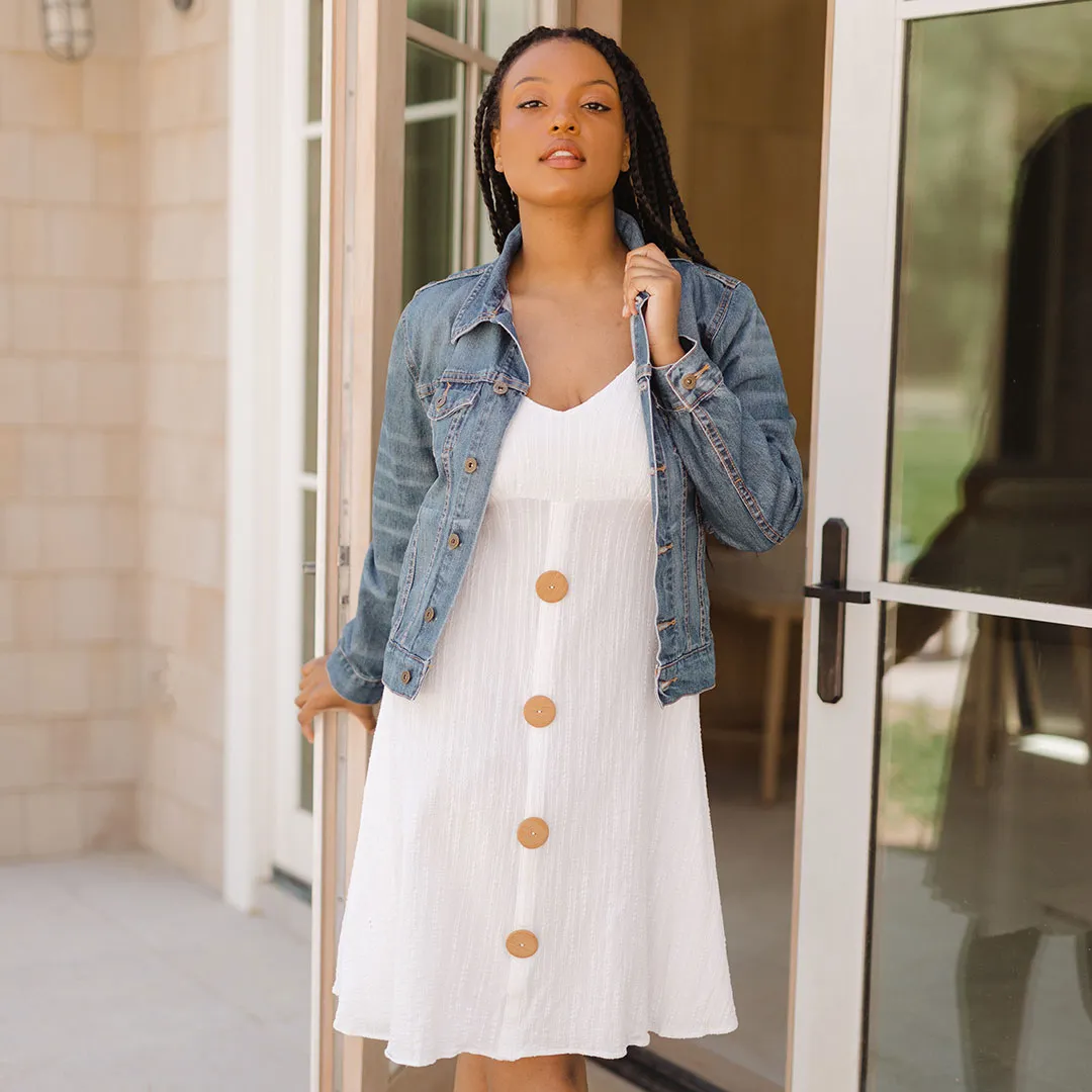 Daisy Coverup, White Pure Fit