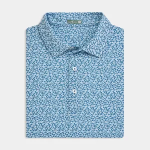 Navy Helmet Havoc Printed Performance Polo Layering Essential Trendy Appeal