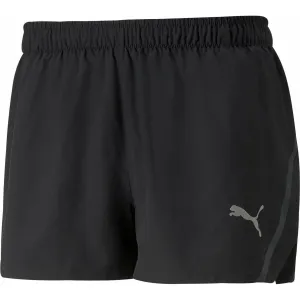 Petite Fit Puma Split Mens Running Shorts - Black