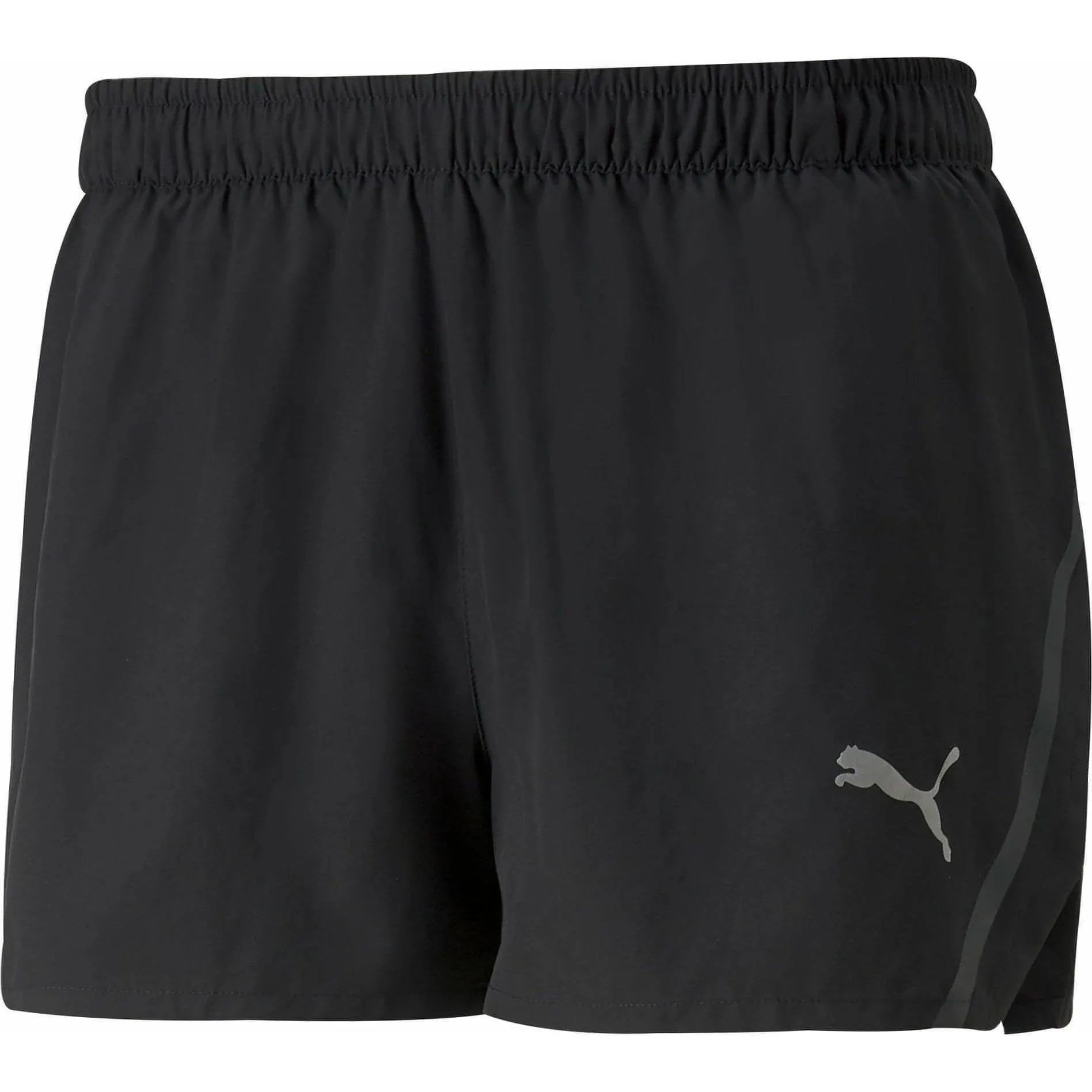 Anti Cling Technology Puma Split Mens Running Shorts - Black