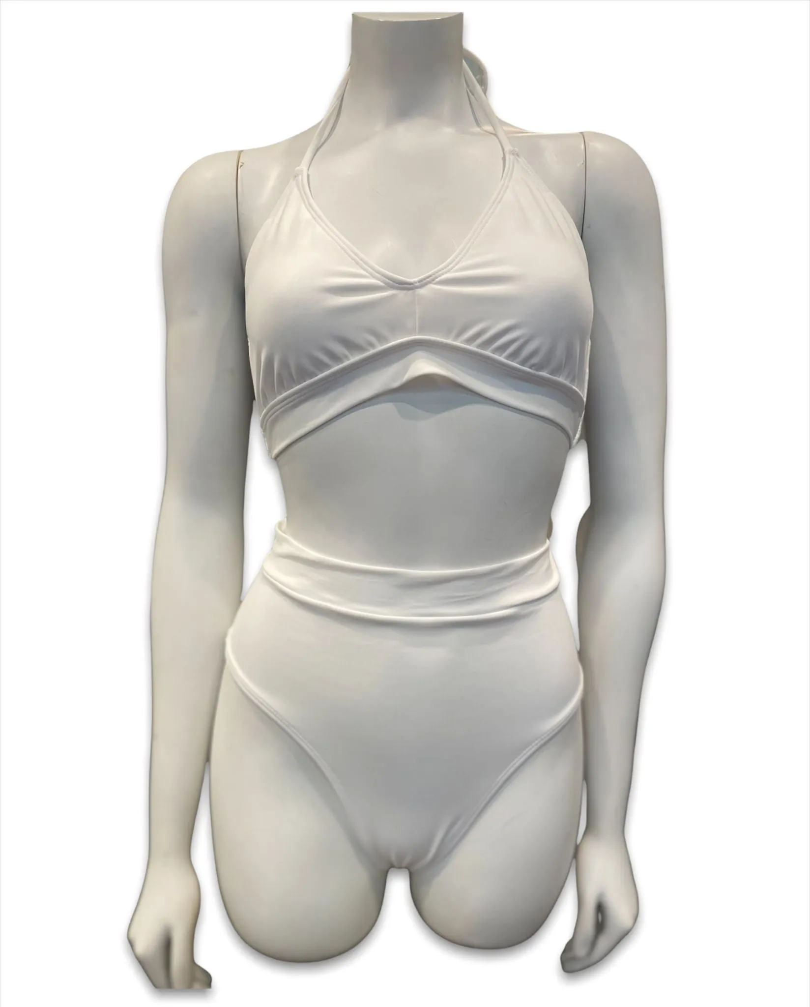Island Paradise Sporty-Chic High Waisted Thong Set