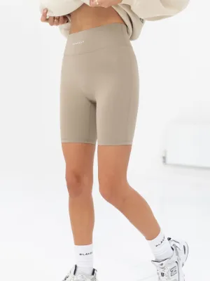 Comfortable Waistband Pastel Colors Ultimate Soft Lifestyle Shorts - Washed Khaki