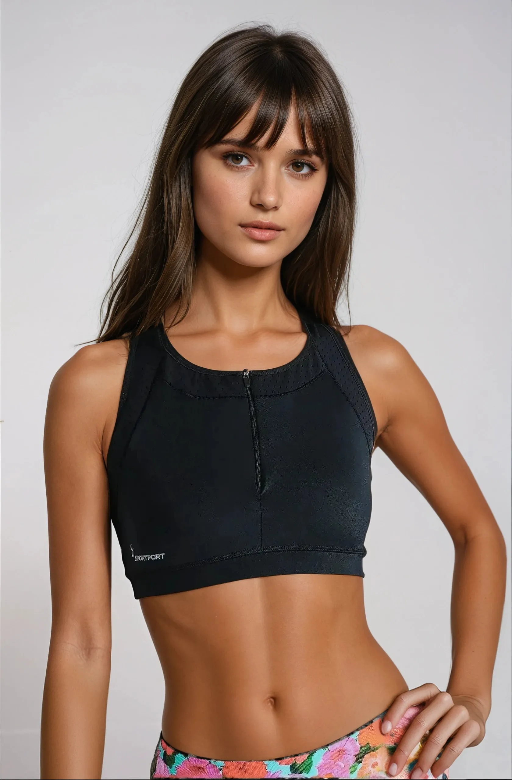 Racerback seams Elastic Apex Sports Bra Activewear