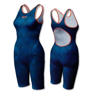 AquaVerve Elite Women's Open Back Kneeskin Tech Suit Swimsuit temperature regulation