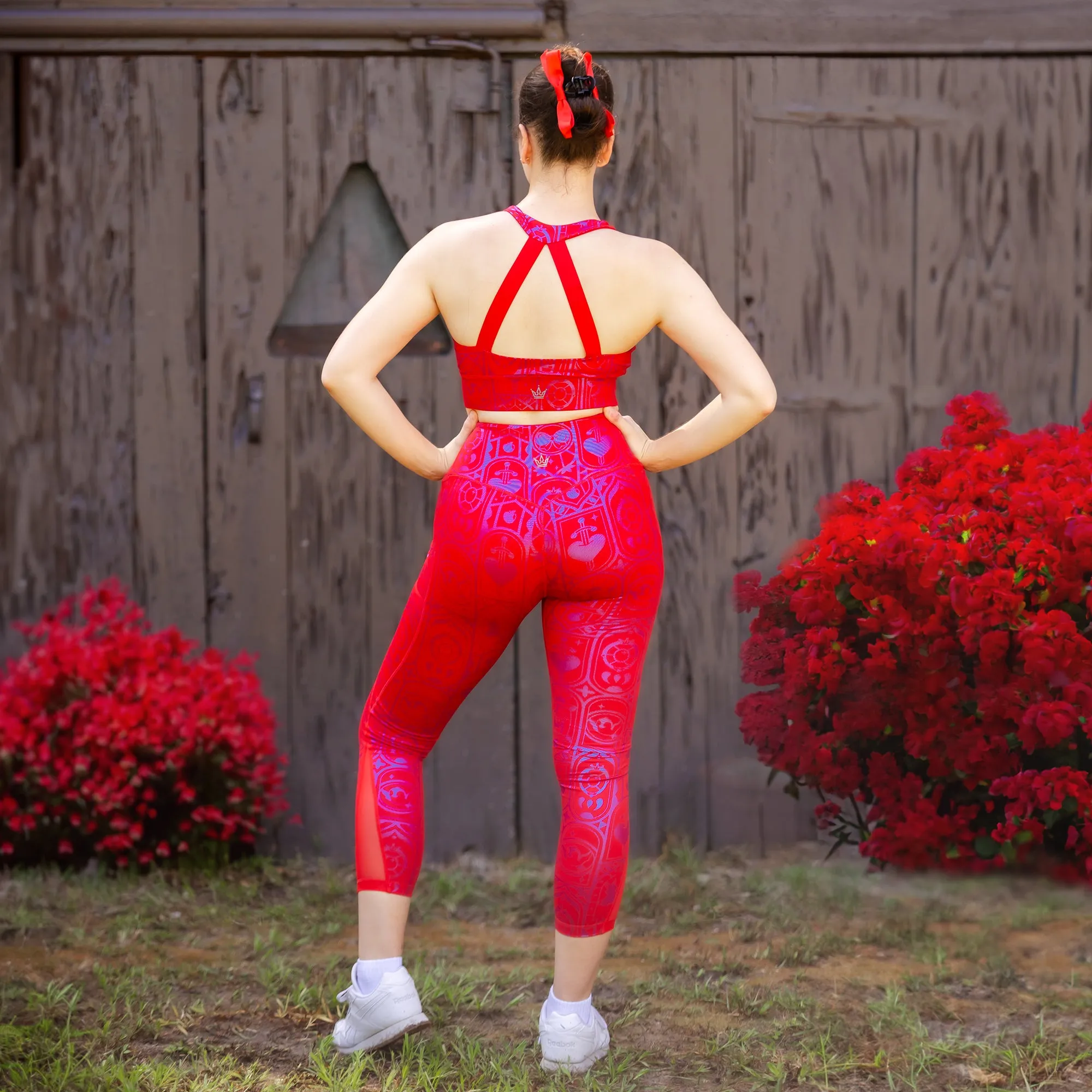 Buttery Soft Texture Simple Line Fairest Heart Princess Leggings