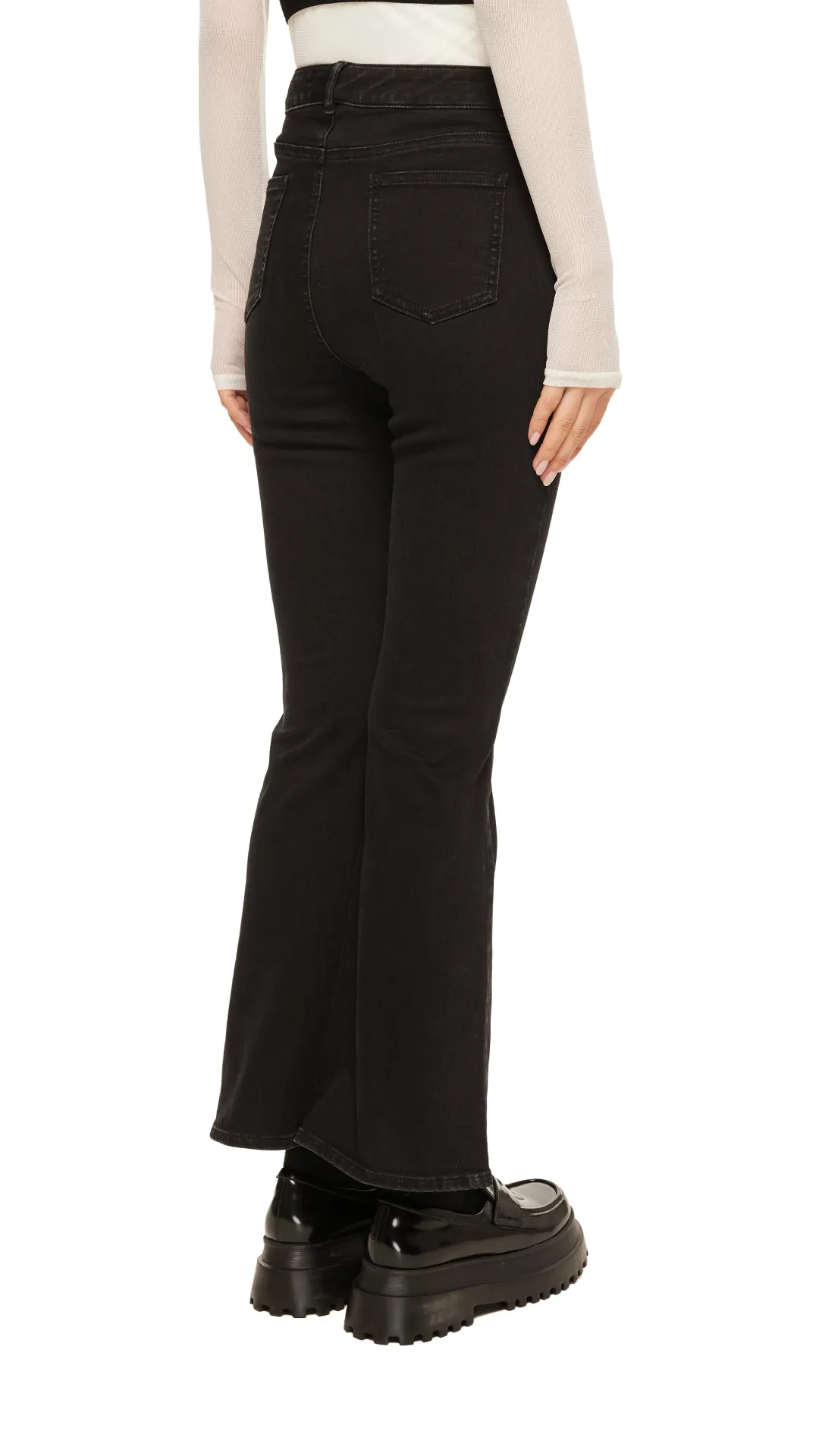 Boot-Cut Jeans NonRestrictive Fit ReinforcedStitching