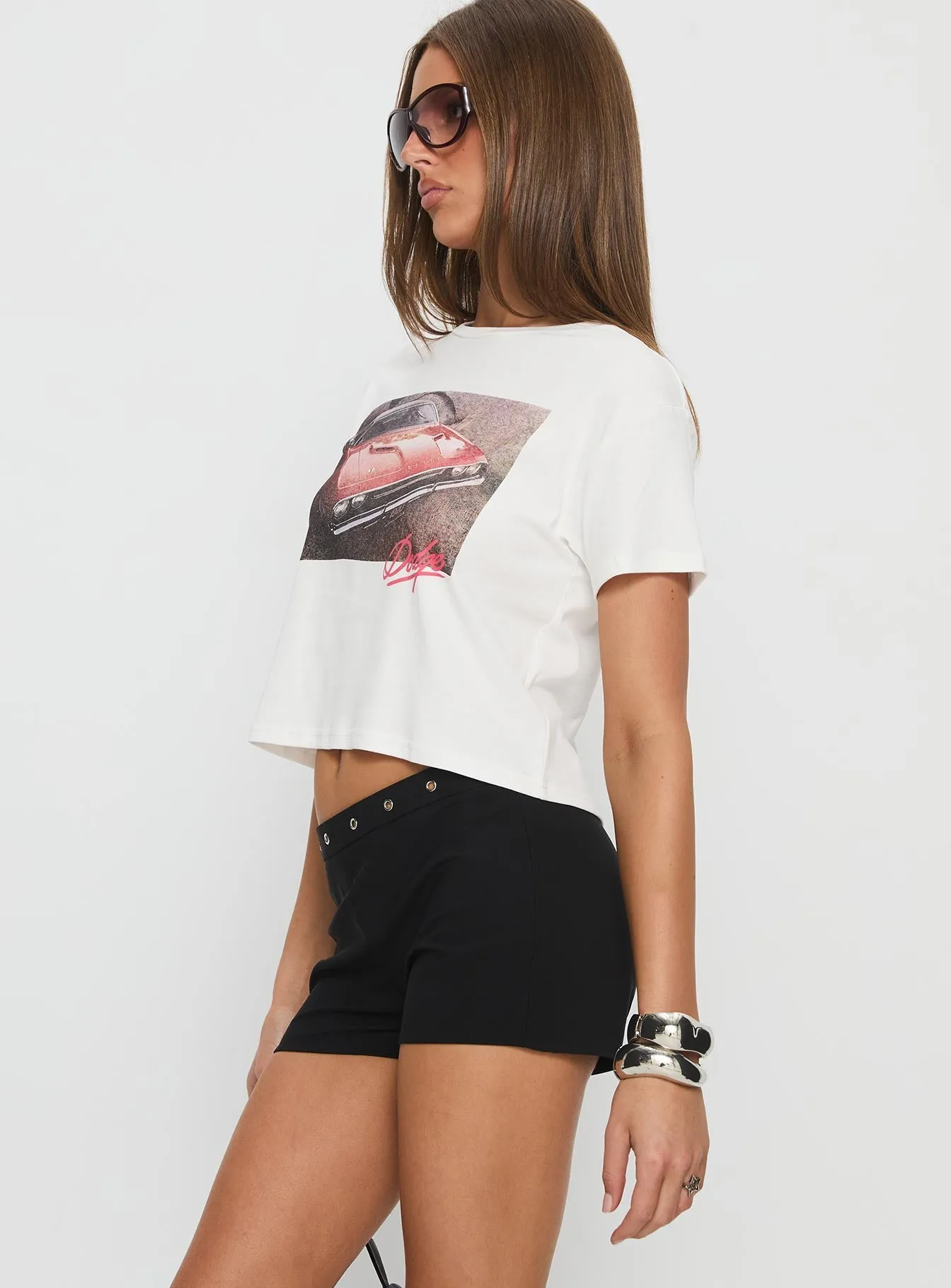 Last Minute Eyelet Shorts Black quick dry
