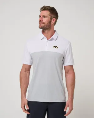 Iowa Drop Back Polo Flexible Ribbed Collar